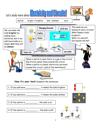 Physical Processes! More about Electricity and  Changing Circuits