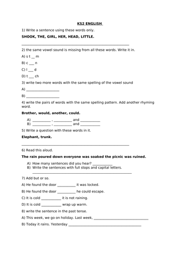 KET STAGE 2 ENGLISH BOOKLET 2