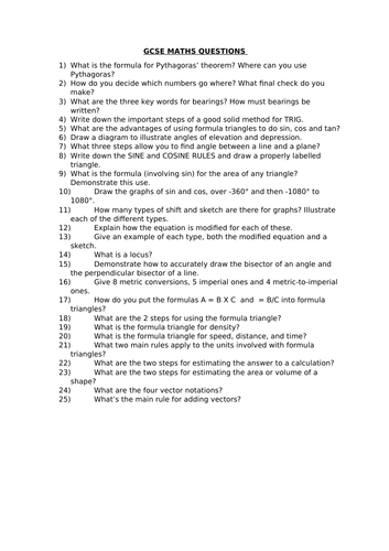 GCSE MATHS REVISION QUESTION 1.3