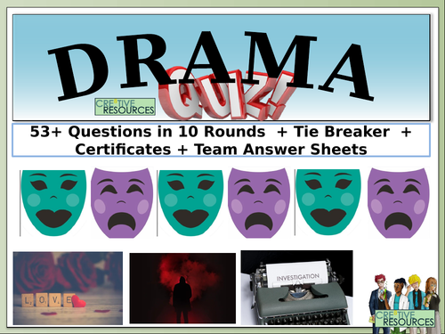 Cre8tive Resources - Drama End of Term Quiz