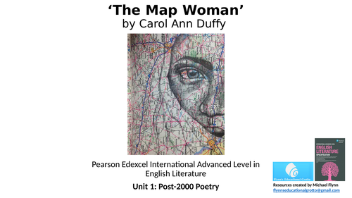 The Map Woman Carol Ann Duffy A Level Poetry: 'The Map Woman' By Carol Ann Duffy | Teaching Resources