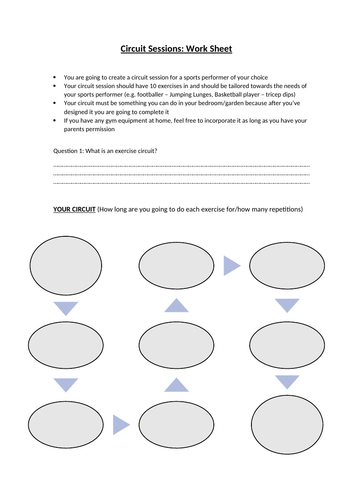 Remote PE Fitness Lesson 11