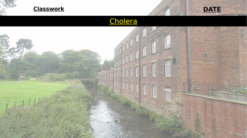 Remote Learning: Industrial Revolution Cholera