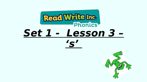 Read, Write, Inc. Set 1 Ppt - m, a, s, d, t | Teaching Resources