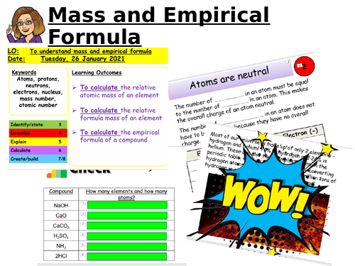 CC9a mass and empirical formulae