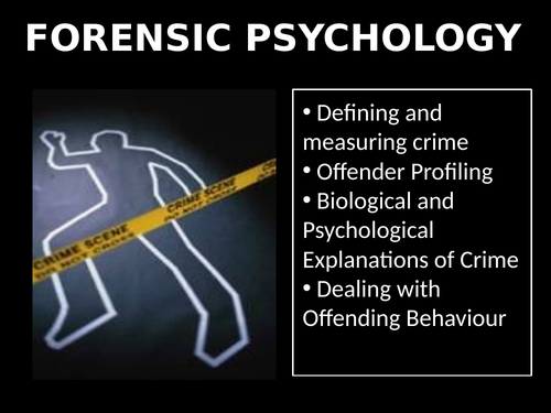 AQA Psychology - Forensic Psychology PowerPoint | Teaching Resources