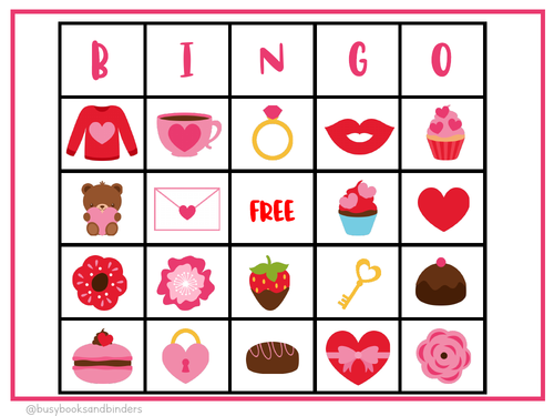 Valentine's Day Picture Bingo | Teaching Resources