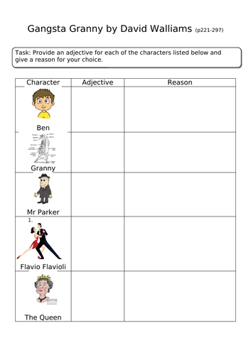 Gangsta Granny Guided Reading Resources | Teaching Resources