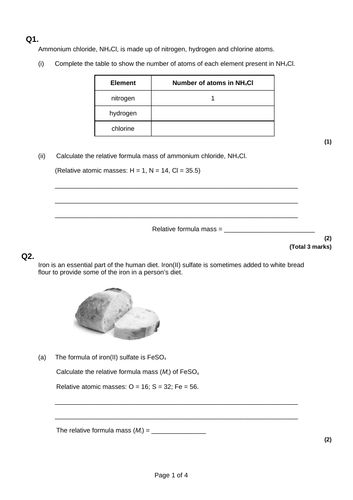 Ar, Mr and Isotopes