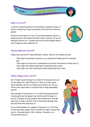 Secrets PSHE | Teaching Resources