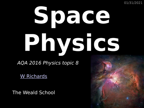 GCSE Physics Unit 8 - Space Physics