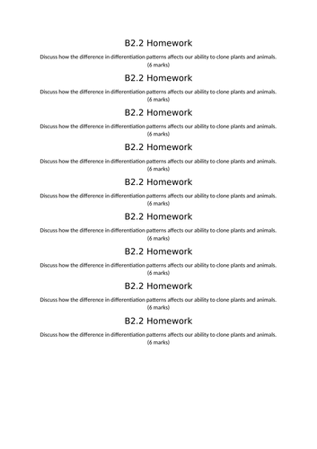 AQA GCSE Biology (9-1) B2.2 Growth and differentiation - FULL LESSON ...