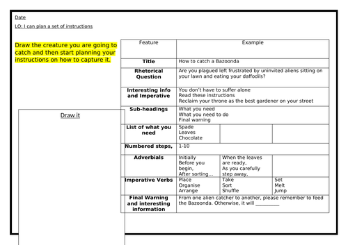 Recognise features of an instruction text: How to Wash a Woolly mammoth ...