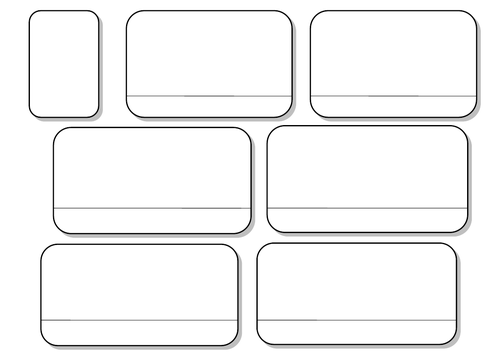 Ks1 ks2 worksheet comic strip templates x3 teaching resources