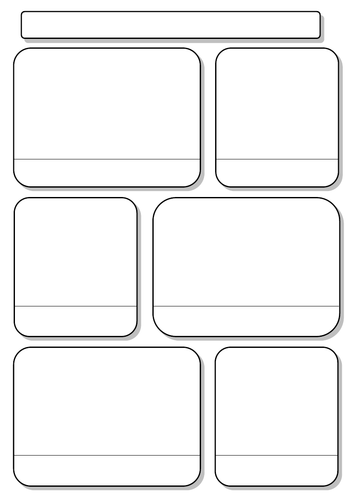 Ks1 ks2 worksheet comic strip templates x3 teaching resources