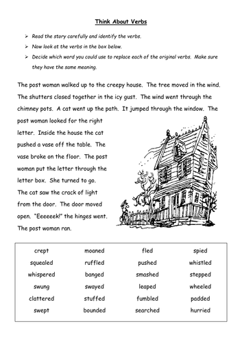 KS2 Worksheet - Verbs (2 worksheets) | Teaching Resources