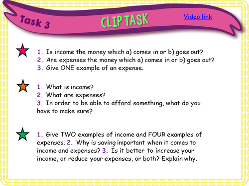 Keeping Track of Money | Teaching Resources