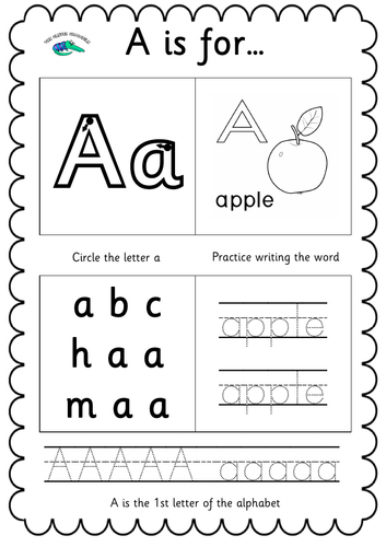 26 Page Alphabet Learning Set | Teaching Resources