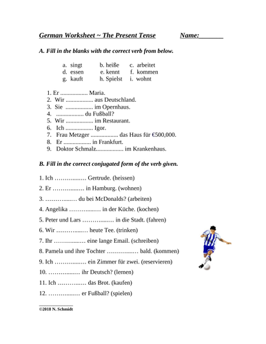 german-present-tense-2-worksheets-with-keys-teaching-resources