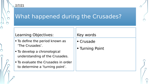 Year 7: What happened during the Crusades?