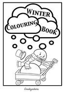 Download Winter Colouring Book With Writing Pages Teaching Resources