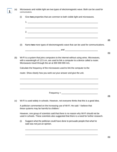 AQA GCSE Physics (9-1) - P13.3 Communications FULL LESSON