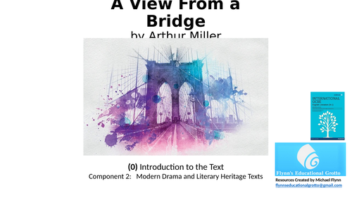 GCSE Literature: (0) ‘A View from a Bridge’ – Introduction to the Text