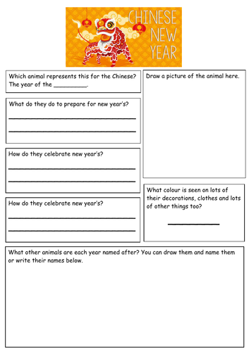 chinese new year fact sheet ks1