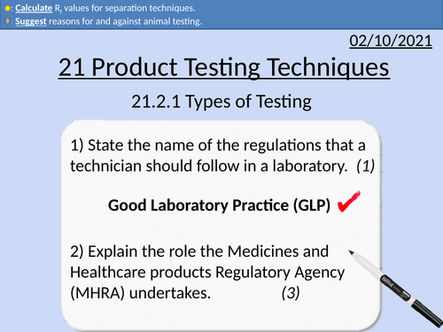 OCR Applied Science: 21.2.1 Types of ����Vlogting