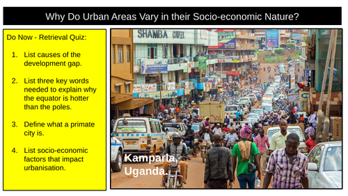 Urbanisation Case Studies