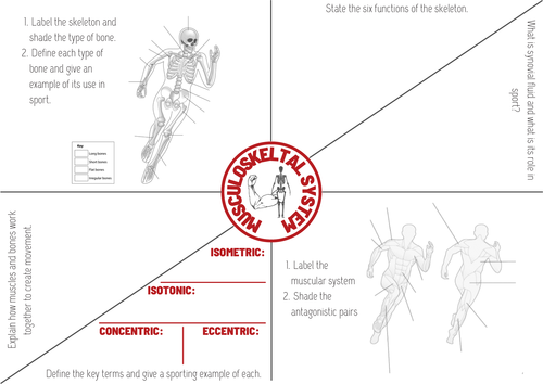 AQA GCSE PE Revision Clocks