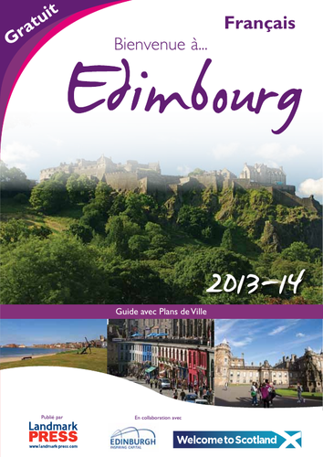 edinburgh tourist brochure