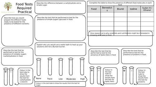 food-tests-required-practical-mat-aqa-gcse-biology-teaching-resources