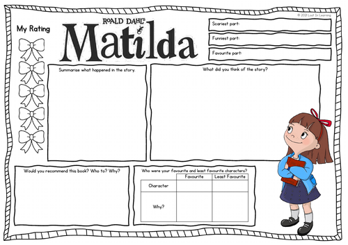 Matilda: Book Review (Roald Dahl) | Teaching Resources