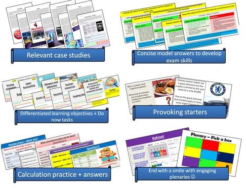 Edexcel A Level Business Theme 3 (COMPLETE COURSE) | Teaching Resources