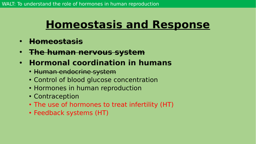 Hormones in reproduction