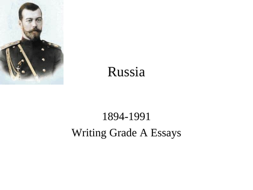 history a level coursework russia