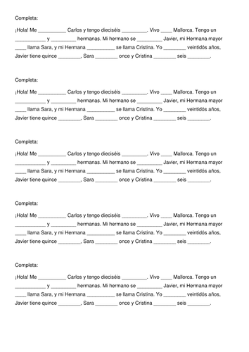 Mira 1 - Module 3 Mi familia - Units 1-5 | Teaching Resources