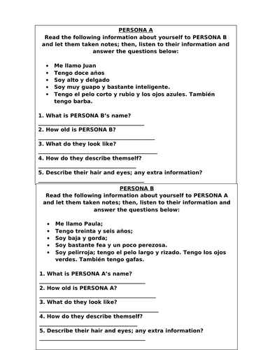 Mira 1 - Module 3 Mi familia - Units 1-5 | Teaching Resources