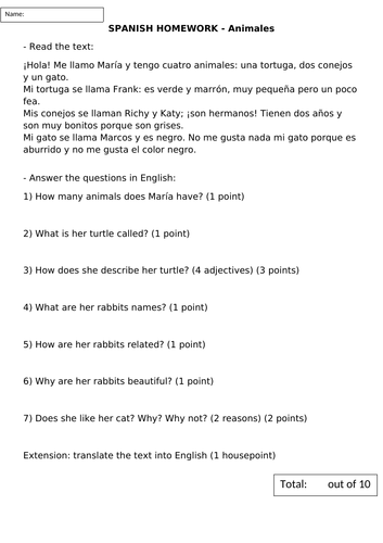 Mira 1 - Module 3 Mi familia - Units 1-5 | Teaching Resources