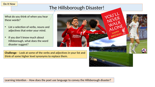Ballads - The Ballad of Hillsborough | Teaching Resources