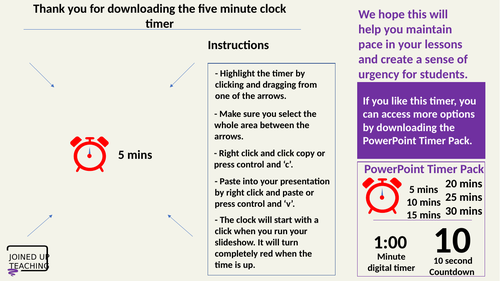 Silent Classroom Timer - ppt video online download