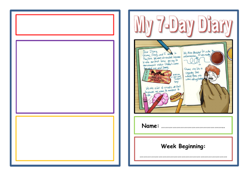 My 7-Day Diary - 2 VERSIONS AVAILABLE!!