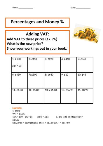 How To Work Out Vat Percentages Backwards