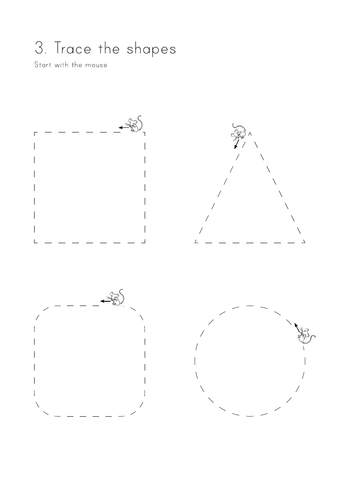 Fine Motor Tracing Worksheets | Teaching Resources