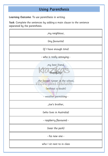 parenthesis-brackets-commas-dashes-teaching-resources