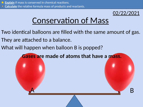 GCSE Chemistry: Conservation of Mass