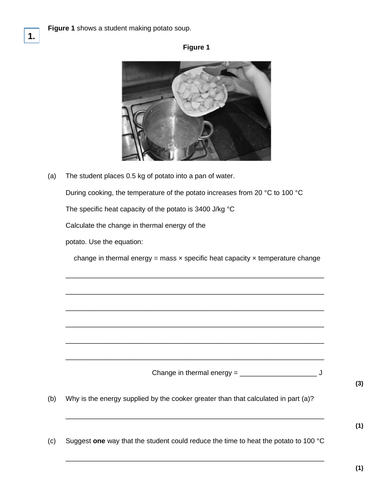 AQA GCSE Physics (9-1) - P2.4 Specific heat capacity + Required ...