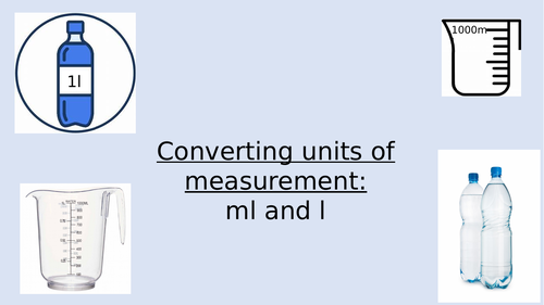 Converting Ml And L Teaching Resources
