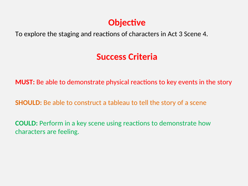 Macbeth: KS3 Drama Scheme of Work | Teaching Resources